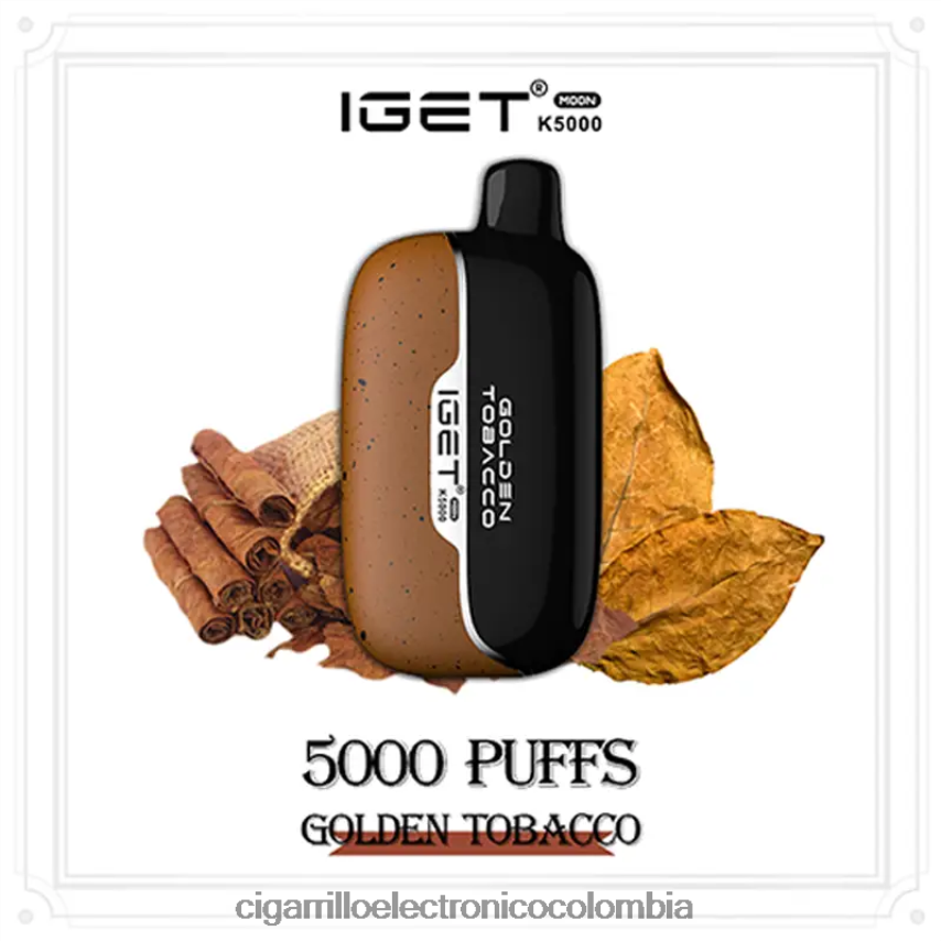 Cigarrillo Electrónico Precio - IGET Moon k5000 tabaco dorado 6484JL1