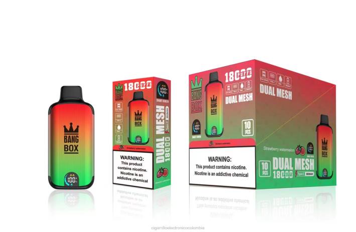 Cigarrillo Electrónico Colombia - Bang Box 18000 bocanadas sandia fresa DRX088