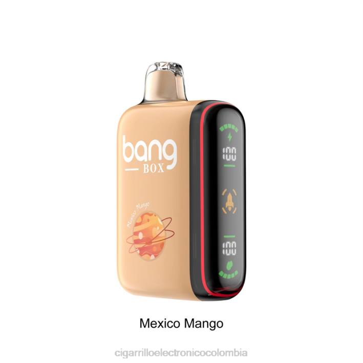 Cigarrillo Electrónico Colombia - Bang Box Pantalla de potencia inteligente de 9000-18000 inhalaciones mango mexicano DRX031