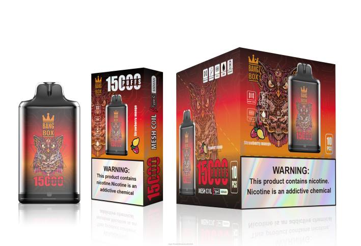 Cigarrillo Electrónico Colombia - Bang Box s1-15000 bocanadas mango fresa DRX0101
