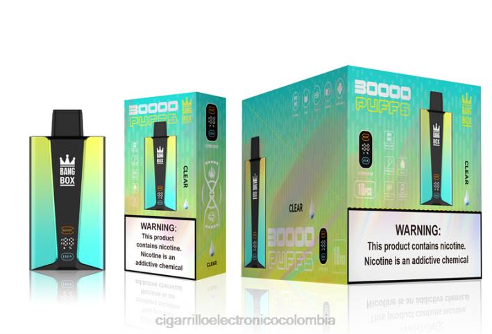 Cigarrillo Electrónico Colombia Precio - Bang Box Pantalla inteligente de 30000 inhalaciones claro DRX076