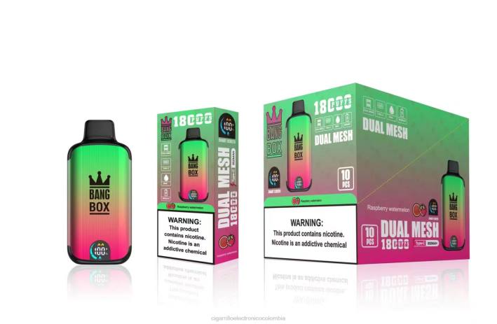 Cigarrillo Electrónico Precio - Bang Box 18000 bocanadas sandía frambuesa DRX097