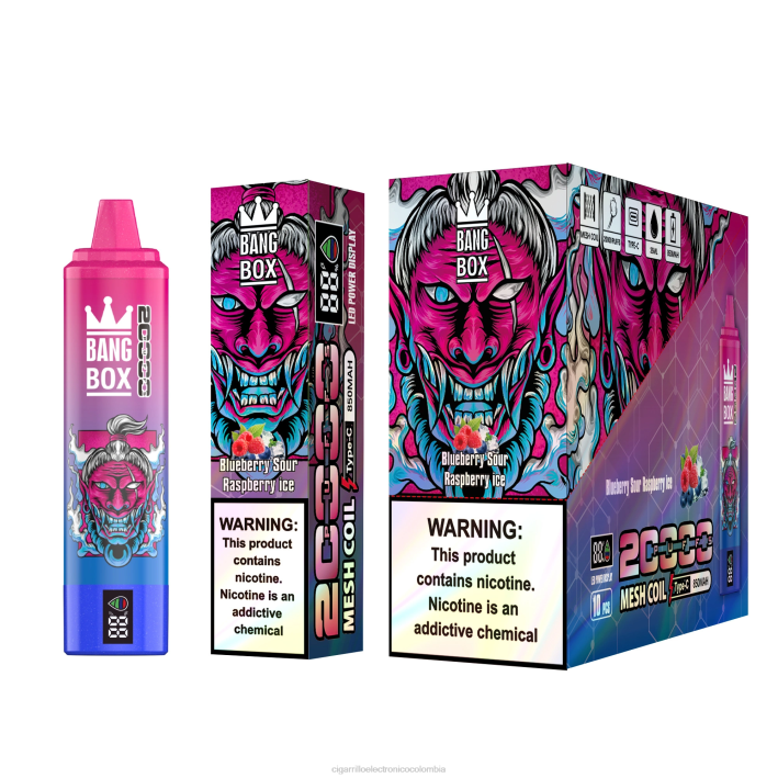Cigarrillo Electrónico Precio - Bang Box 20000 arándano frambuesa agria hielo DRX055