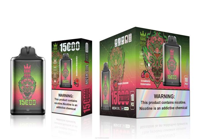 Cigarrillo Electronico Cali Colombia - Bang Box s1-15000 bocanadas sandia fresa DRX0103