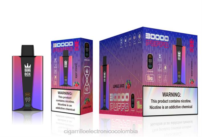 Cigarrillo Electronico Venta Mayoreo - Bang Box Pantalla inteligente de 30000 inhalaciones jugo de la selva DRX078