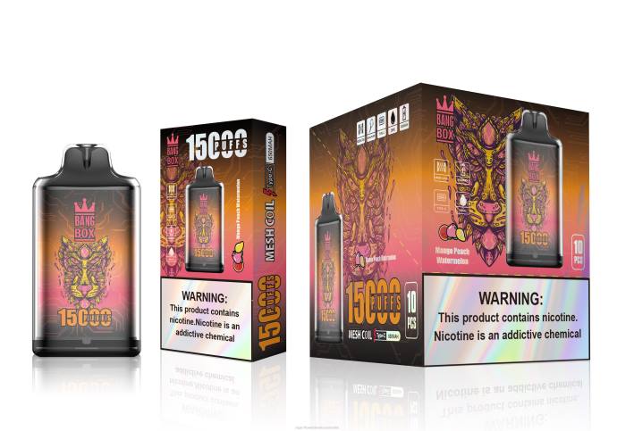 Tienda De Vapeo Al Por Mayor - Bang Box s1-15000 bocanadas sandia mango durazno DRX0107