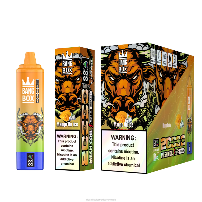 Vaporizador Desechable Precio - Bang Box 20000 mango en hielo DRX054