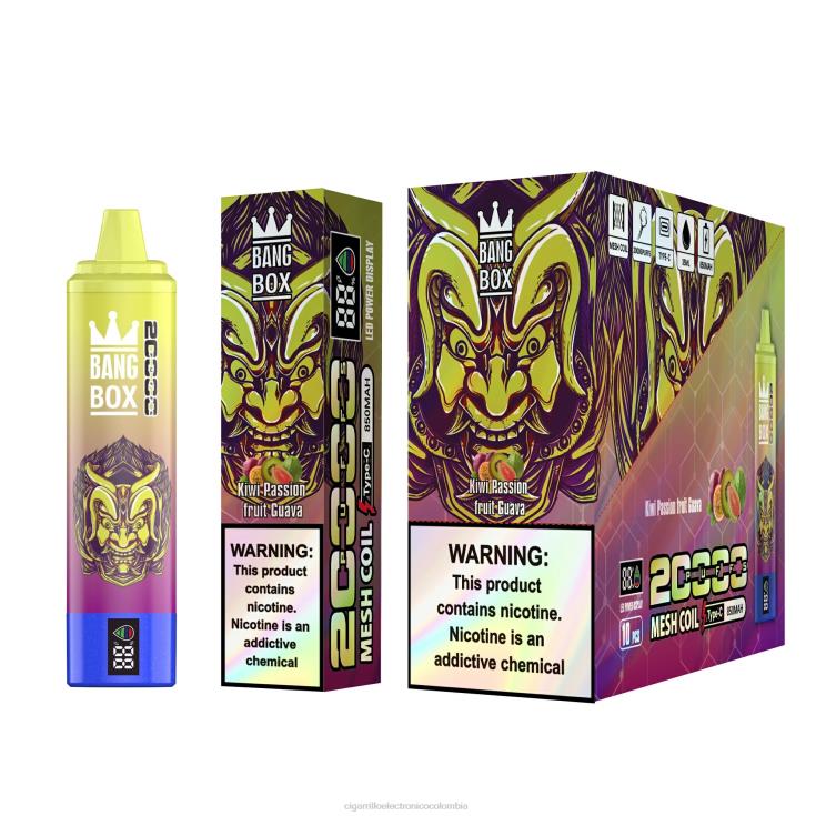 kiwi maracuyá guayaba - cigarrillo electrónico Colombia 6PB4X127 Bang Box 20000