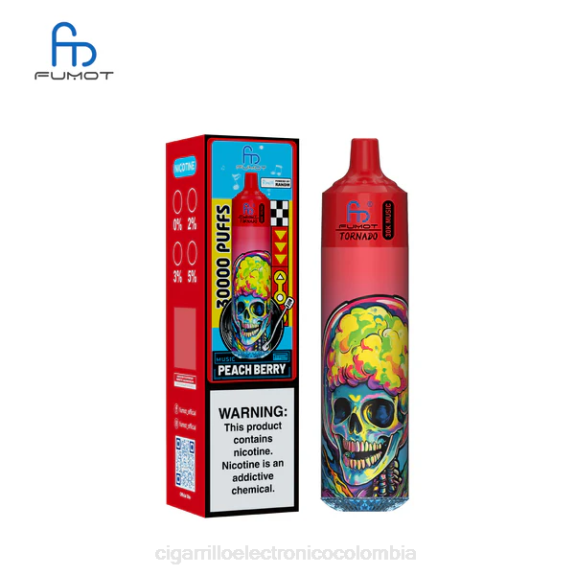 Cigarrillo Electrónico Colombia Precio - Fumot Tornado música de 30k baya de durazno 4BNJ19