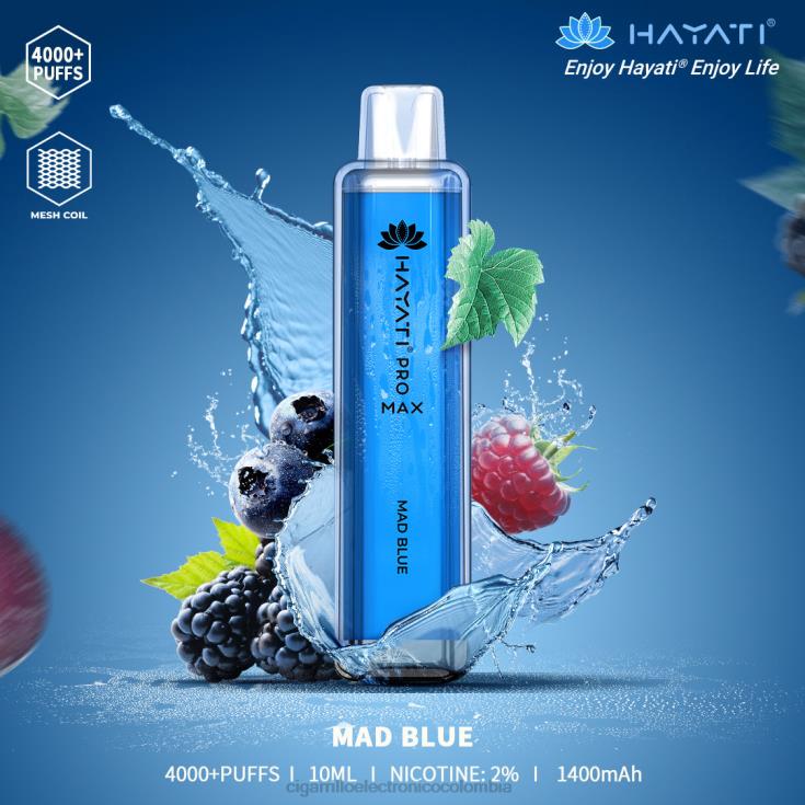 azul loco - cigarrillo electrónico vape 6PB4X164 Hayati Pro Max 4000