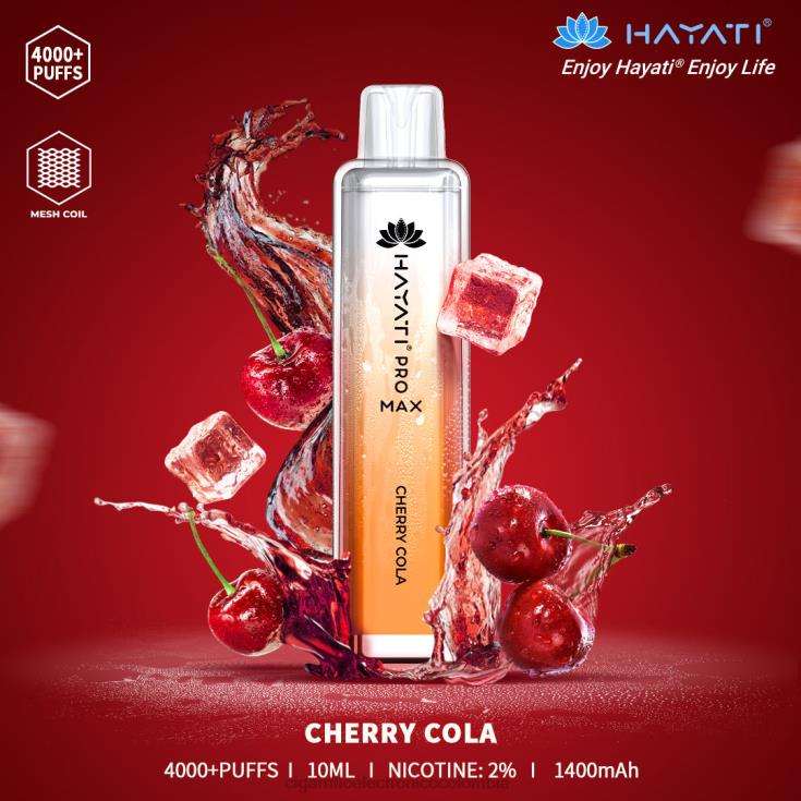 cola de cereza - cigarrillo electrónico vape 6PB4X154 Hayati Pro Max 4000