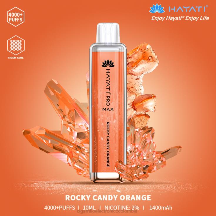 naranja caramelo rocoso
