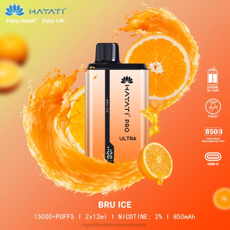bru hielo - cigarrillo electrónico recargable 6PB4X203 Hayati Pro Ultra