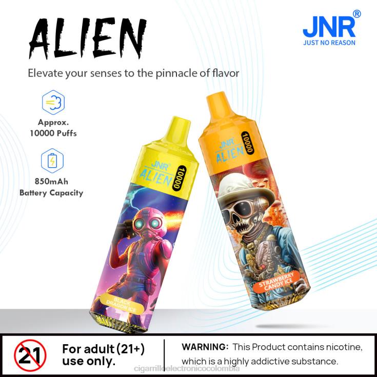 hielo de fresa y frambuesa - cigarrillo electrónico vape 6PB4X664 JNR ALIEN