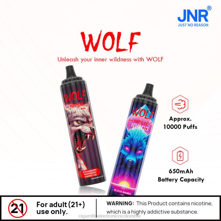 hielo de fresa - cigarrillo electronico cali Colombia 6PB4X99 JNR WOLF NIPLO