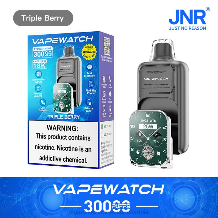 JNR reloj vapeador - cigarrillo electrónico terea triple baya 8X4T6
