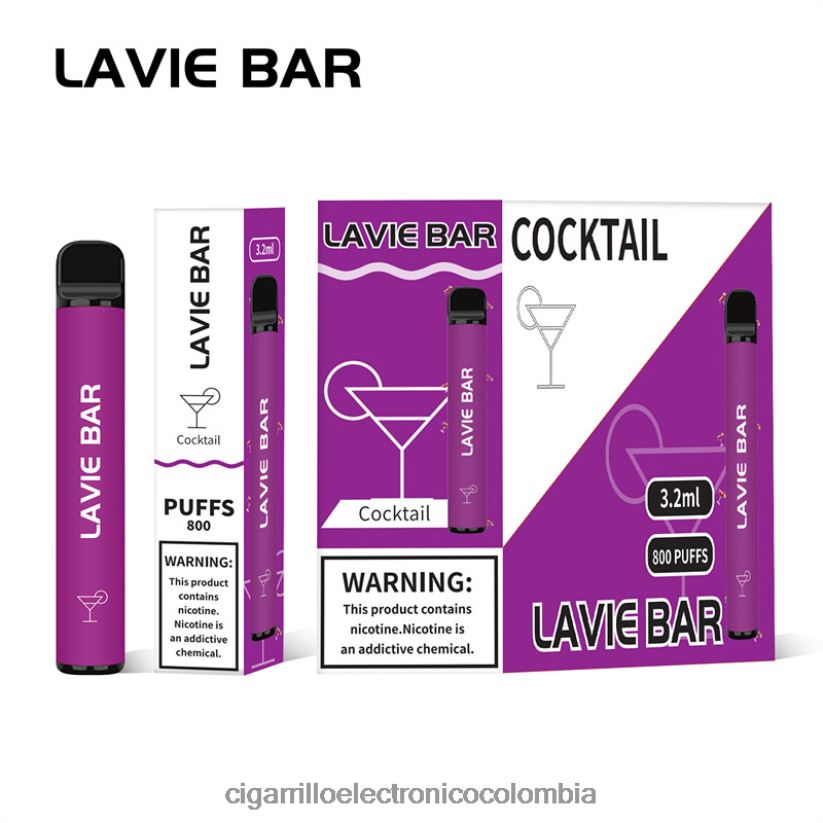 Vaporizador Desechable Precio - cóctel LAVIE BAR 800 bocanadas B8BB00312