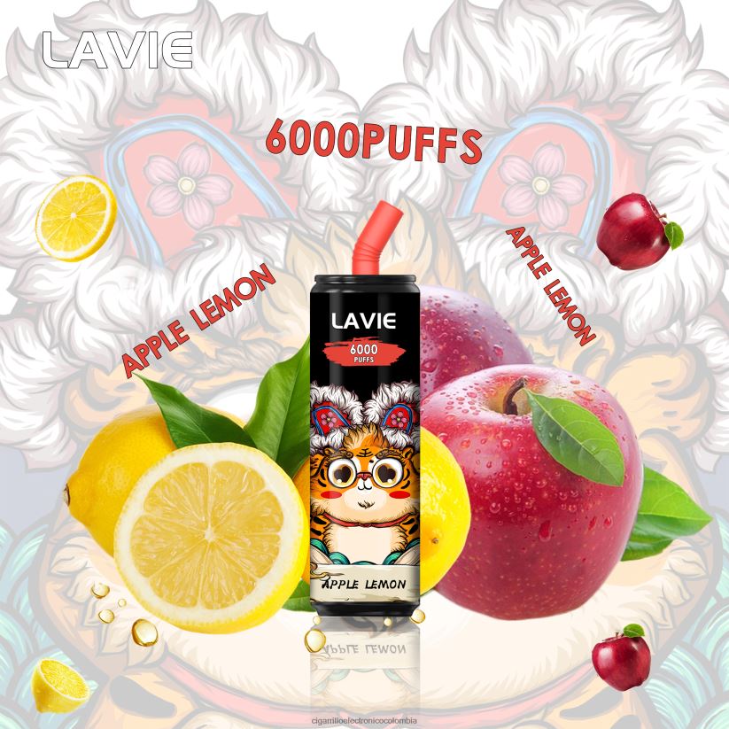 Cigarrillo Electrónico Vape - manzana limon LAVIE Coke BAR 6000 bocanadas B8BB00275