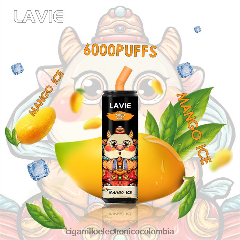 Distribuidor Vapeo Al Por Mayor - hielo de mango LAVIE Coke BAR 6000 bocanadas B8BB00270