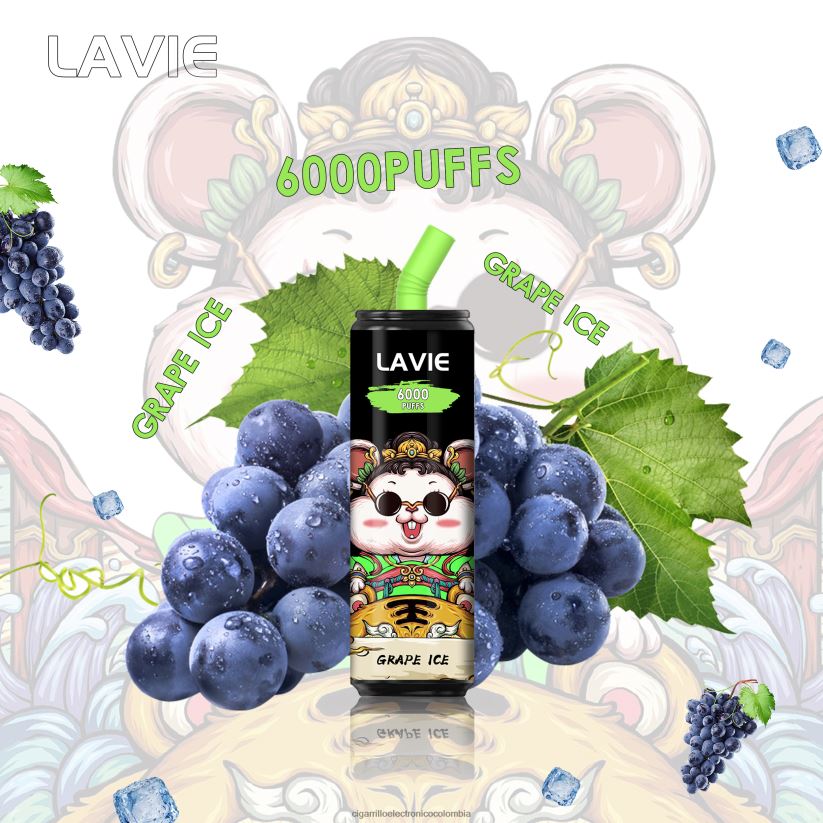 Vapeo Al Por Mayor - hielo de uva LAVIE Coke BAR 6000 bocanadas B8BB00269