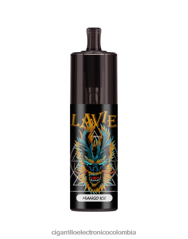Cigarrillo Electrónico Desechable - hielo de mango LAVIE COLOUR BAR Control de flujo de aire de 10000 inhalaciones. B8BB00328