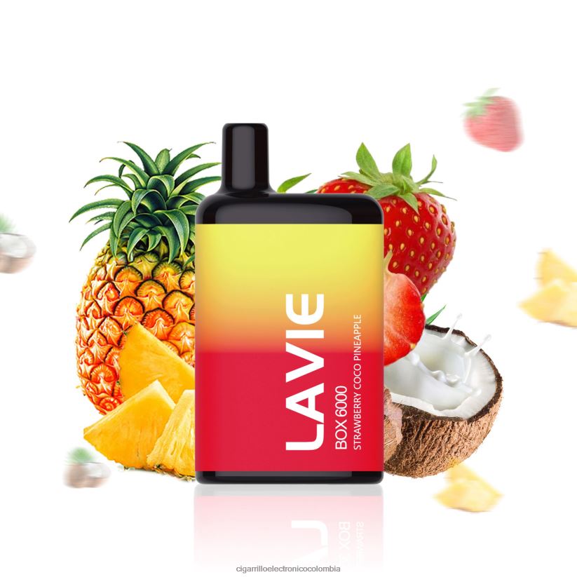 Distribuidor Vapeo Al Por Mayor - fresa coco piña LAVIE BOX 6000 bocanadas B8BB00205