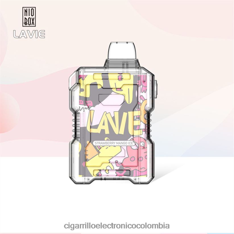 Cigarrillo Electronico Venta Mayoreo - hielo de fresa y mango LAVIE NIO BOX 9000 bocanadas B8BB00190