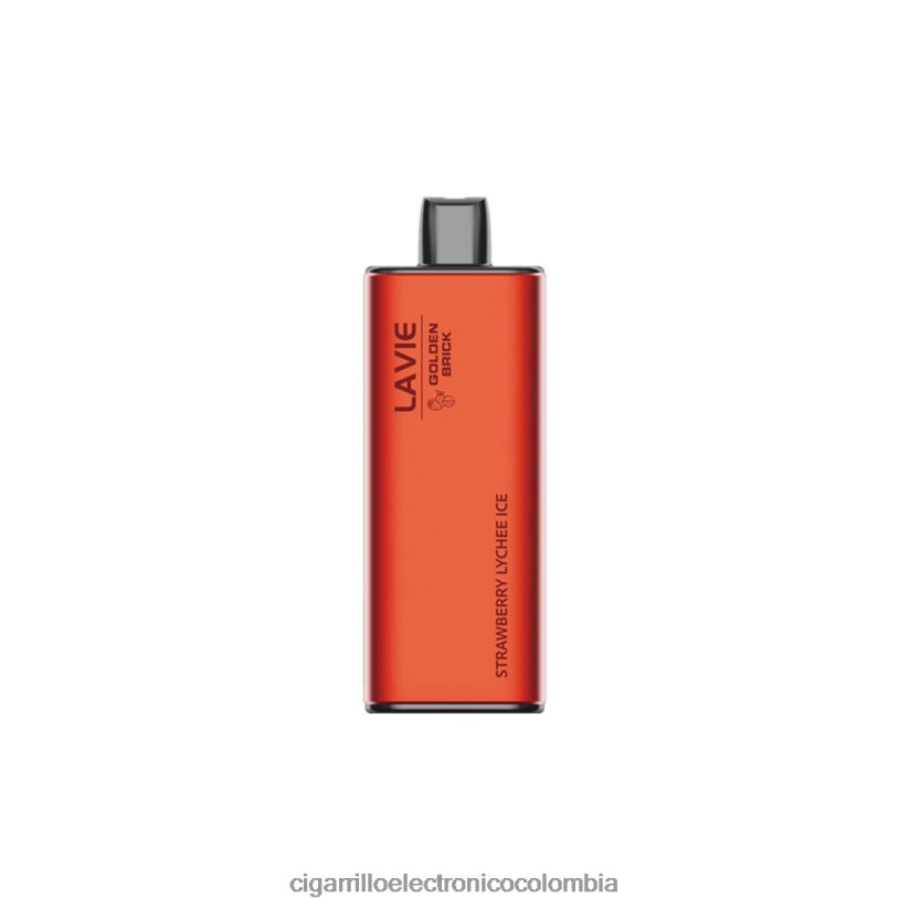 Cigarrillo Electrónico Vape - hielo de lichi de fresa LAVIE GOLDEN BRICK 10000 bocanadas B8BB0067