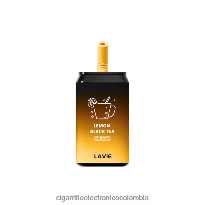 Cigarrillo Electronico Cali Colombia - té negro de limón LAVIE Aurora 11000 bocanadas B8BB00150