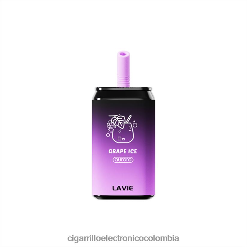 Cigarrillo Electronico Venta Mayoreo - hielo de uva LAVIE Aurora 11000 bocanadas B8BB00151