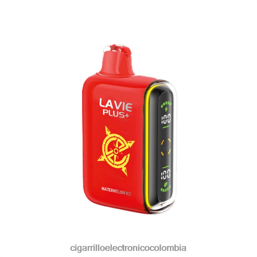 Cigarrillo Electrónico Desechable - hielo de sandia LAVIE PLUS 15000 bocanadas B8BB0094