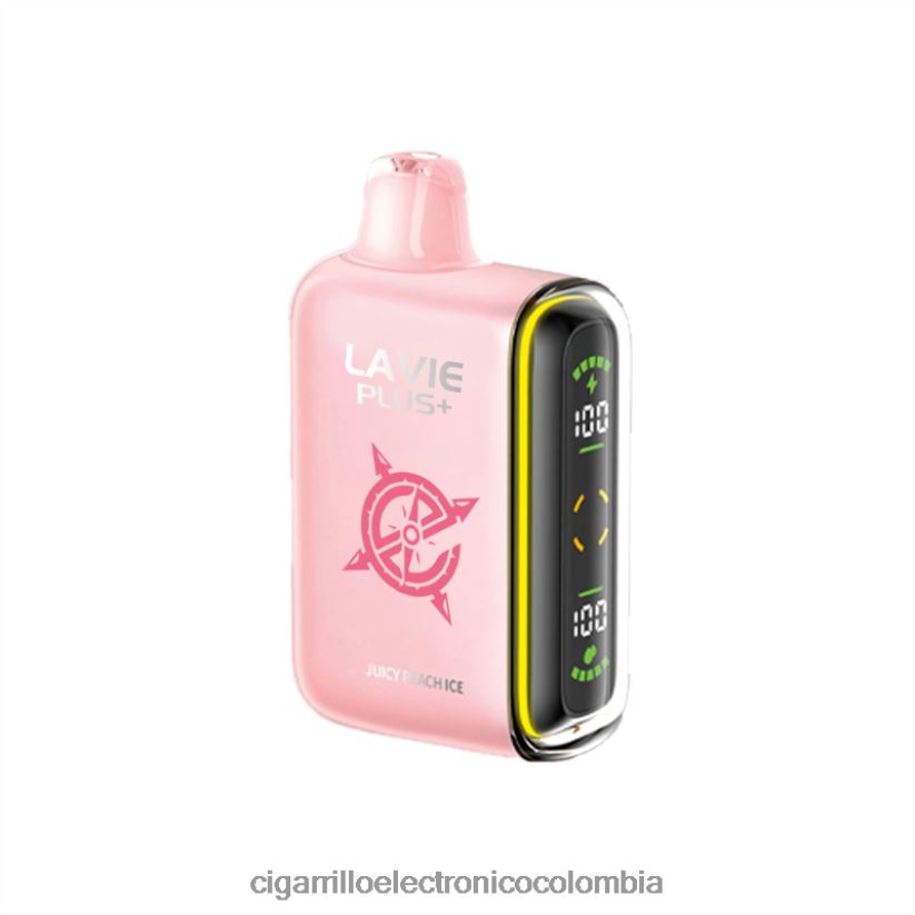 Cigarrillo Electronico Venta Mayoreo - jugoso hielo de durazno LAVIE PLUS 15000 bocanadas B8BB0099