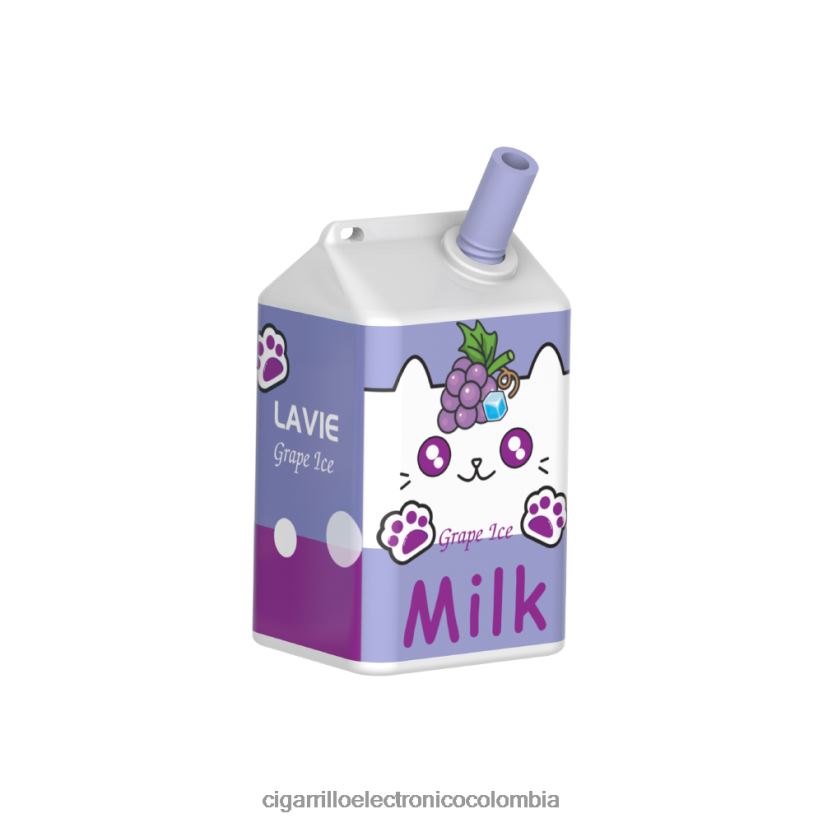 Cigarrillo Electrónico Terea - hielo de uva LAVIE MILK 7000 bocanadas B8BB00186