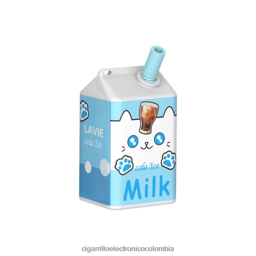 Cigarrillo Electrónico Vape - hielo de cola LAVIE MILK 7000 bocanadas B8BB00184