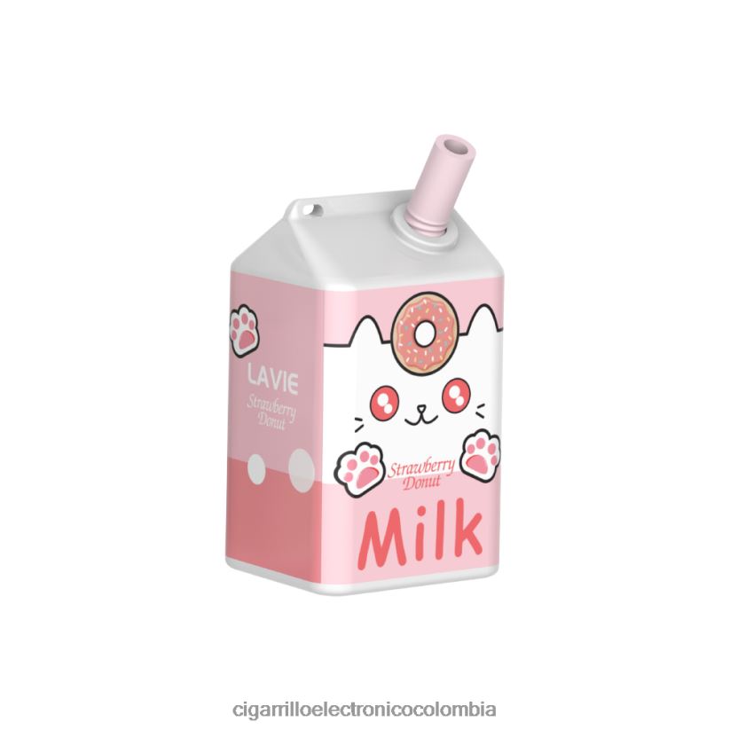 Cigarrillo Electronico Venta Mayoreo - donut de fresa LAVIE MILK 7000 bocanadas B8BB00177
