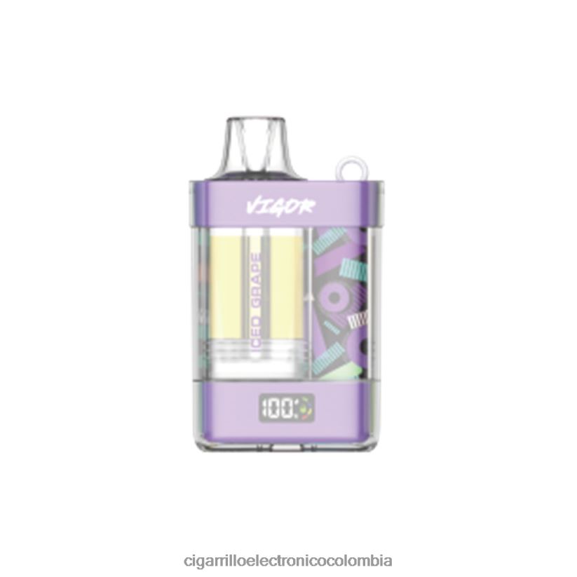 Cigarrillo Electronico Venta Mayoreo - uva helada LAVIE VIGOR 15000 bocanadas B8BB008