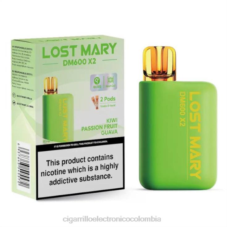 kiwi maracuyá guayaba - cigarrillo electrónico recargable 6PB4X473 LOST MARY DM600 X2