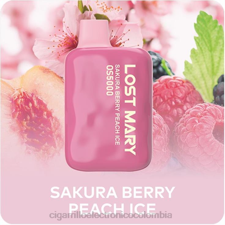 baya de sakura melocotón hielo - cigarrillo electrónico Colombia 6PB4X497 LOST MARY OS5000