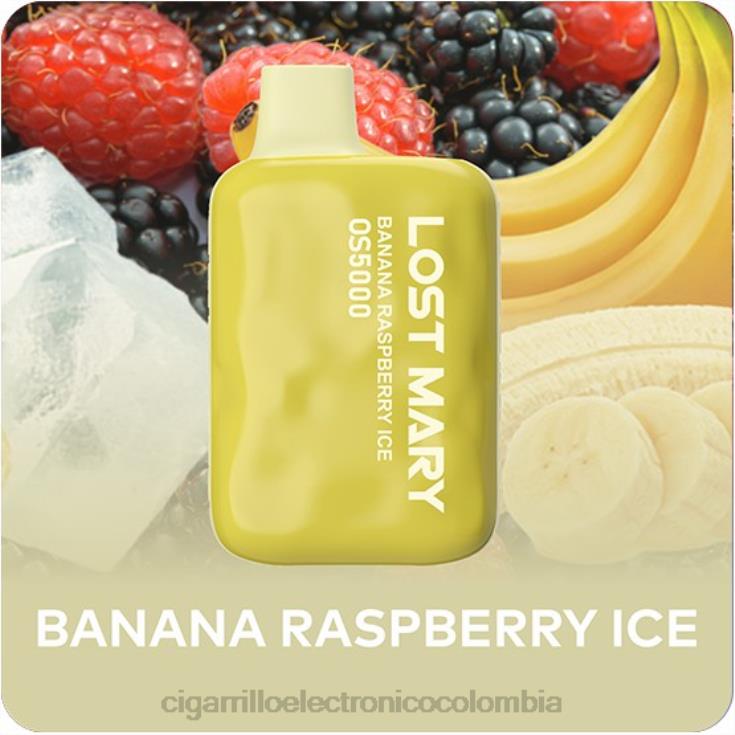 hielo de frambuesa y plátano - cigarrillo electrónico vape 6PB4X484 LOST MARY OS5000