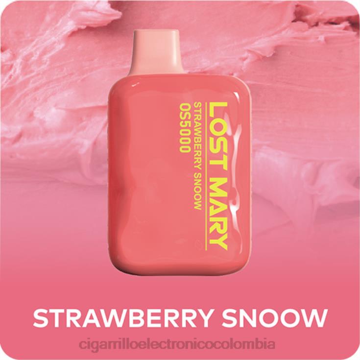 nieve de fresa - cigarrillo electrónico sin nicotina 6PB4X502 LOST MARY OS5000