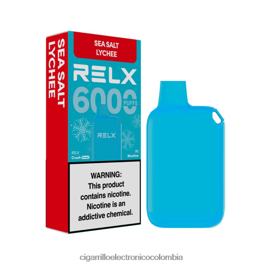 Cigarrillo Electrónico Precio - lichi de sal marina RELX Crush Pocket 6000 helado VFLXF014