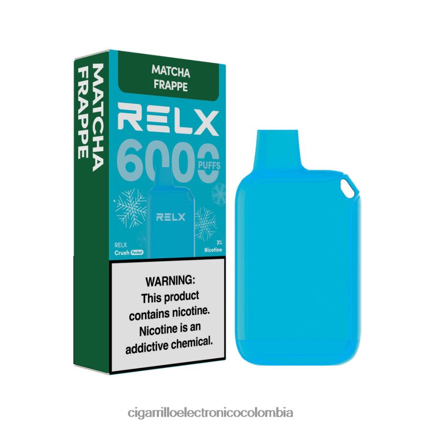 Cigarrillo Electrónico Terea - frapé matcha RELX Crush Pocket 6000 helado VFLXF017