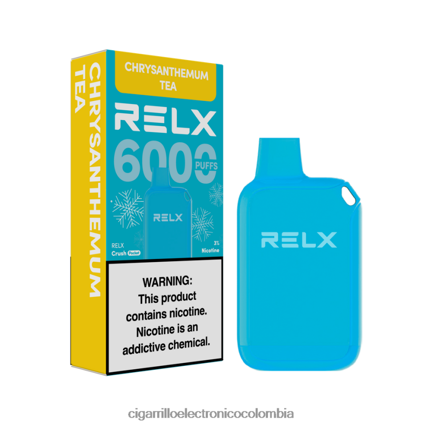 Cigarrillo Electronico Venta Mayoreo - té de crisantemo RELX Crush Pocket 6000 helado VFLXF021