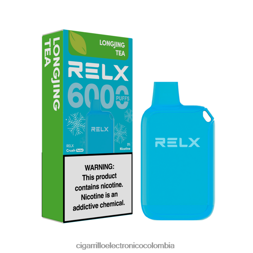 Vapeo Al Por Mayor - té longjing RELX Crush Pocket 6000 helado VFLXF09