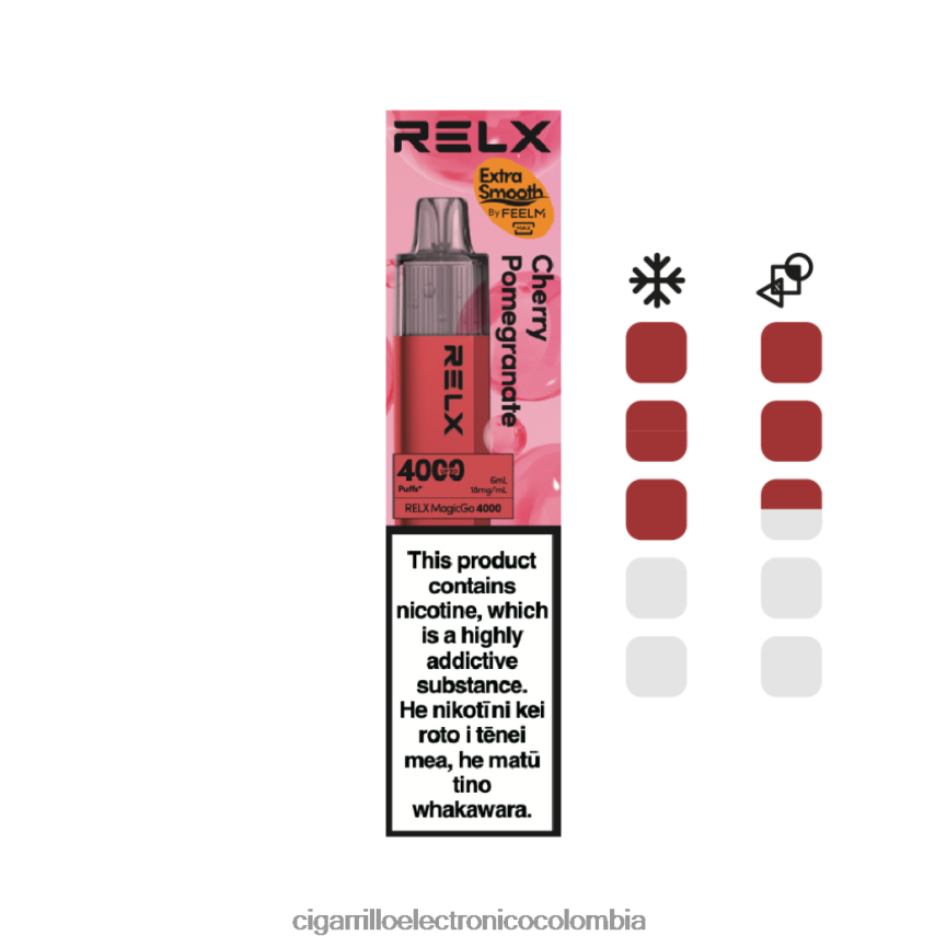 Cigarrillo Electronico Venta Mayoreo - granada cereza RELX MagicGo 4000 vaporizadores desechables VFLXF08