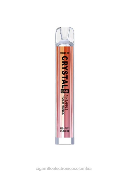 piña durazno mango - cigarrillo electrónico desechable 6PB4X260 SKE Crystal Bar vaporizador desechable 600 inhalaciones
