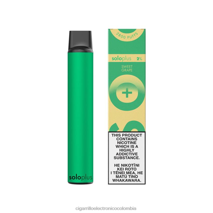 Cigarrillo Electrónico Precio - Solo Plus colección paraíso vape desechable uva dulce HHHBR40