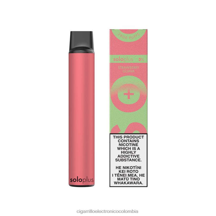 Tienda De Vapeo Al Por Mayor - Solo Plus colección paraíso vape desechable guayaba fresa HHHBR37