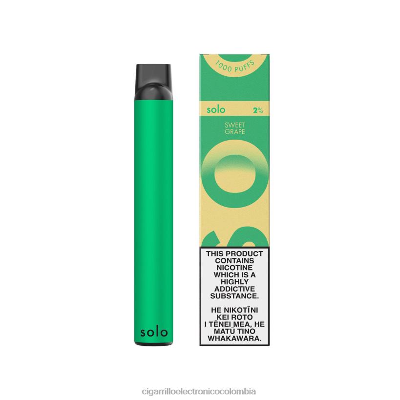 Cigarrillo Electronico Cali Colombia - Solo colección paraíso vape desechable uva dulce HHHBR20