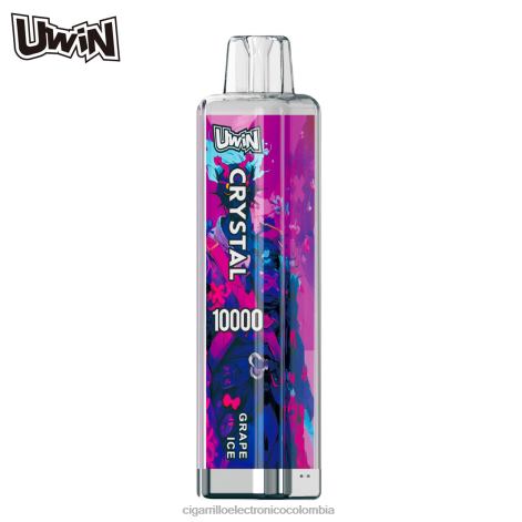 Cigarrillo Electrónico Desechable - UWIN CRYSTAL 10000 vaporizadores desechables hielo de uva 4T020367
